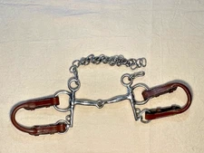 Tom Thumb Jointed Pelham with 4 in Cheek - English horse bit