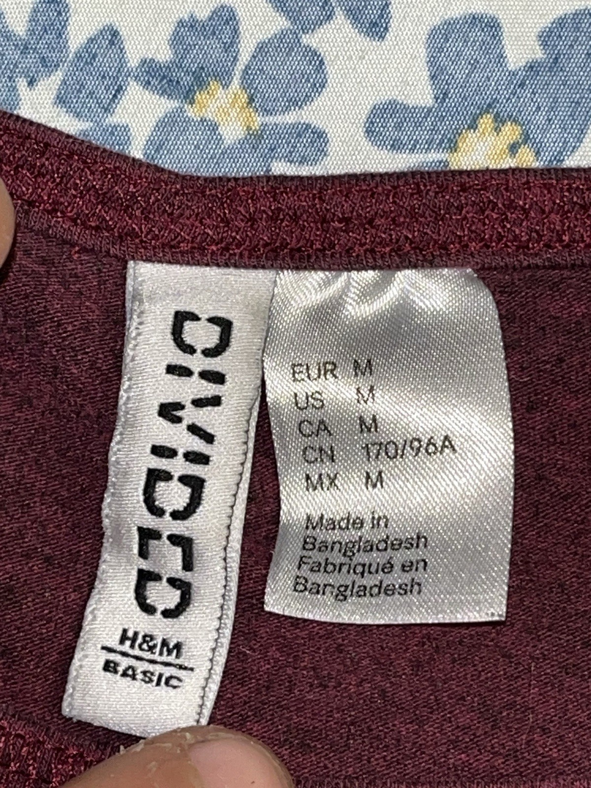 Basic Full Length Divided HM Cotton blend Cami Ta… - image 5