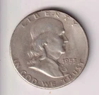 1953-S BEN FRANKLIN HALF-DOLLAR 90% SILVER SAN FRANCISCO .50¢ UNITED STATES