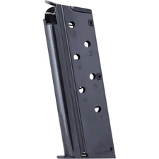 Mec-Gar Magazine for 1911 Officer/Compact - 40S&W, 7 Round - Nickel Coating