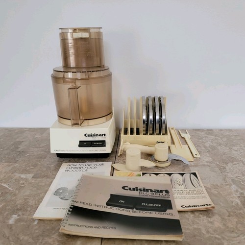 Cuisinart DLC-8 Plus 11 Cup Food Processor w/ Attachments - Beige