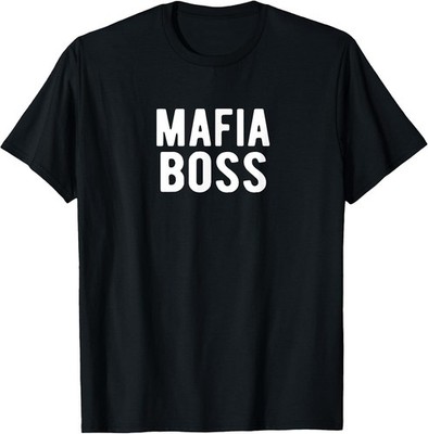 Mafia Boss Gangster Costume Shirt for Mafia Party T-Shirt