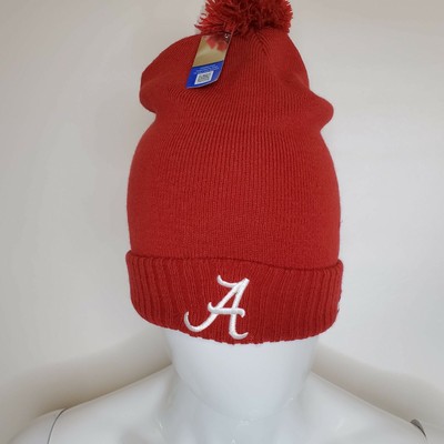 Nike NCAA Alabama Crimson Tide Sideline Pom Knit Beanie OSFA NEW 934988 698 RARE | eBay