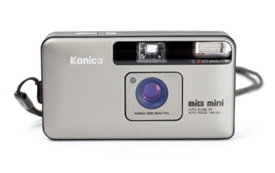 Konica big mini bm 201　　Q622 Konica Big Mini BM-201 35mm Point & Shoot Camera