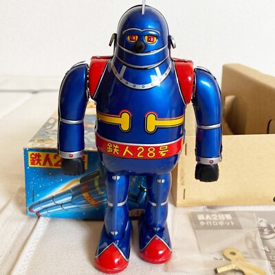 OSAKA TIN TOY INSTITUTE TETSUJIN 28 NO.1 Blue Walking Robot
