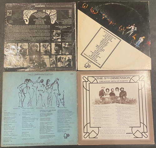 (5) LP LOT THE 5th DIMENSION -LIVE!! (2 LP SET)-GREATEST HITS ON EARTH-PORTRAIT - Picture 2 of 12