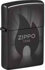 ZIPPO "ZIPPO 1932" EBONY PHOTO IMAGE LIGHTER 60007189 ** NEW IN THE BOX **
