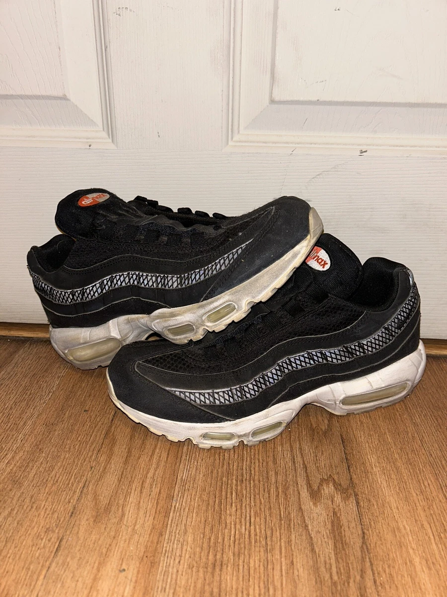 Nike Air Max 95 Premium SE Black White Sneakers Mens Size 7 924478-001 Nike Air Max 95 Premium SE Black White for Sale  main image 2