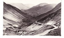 WELSH Old Vintage Postcard BELCH Y GROES MOUNTAIN PASS ROAD WALES ( REAL PHOTO )