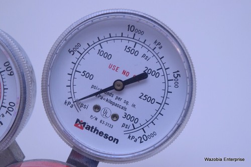 REGULADOR DE GAS MATHESON MODELO 1L-580 - Imagen 6 de 12