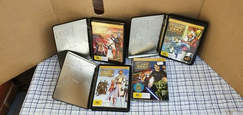 STAR WARS :THE LONE WARS series 1 DVD steelbook cases & book EZYDVD / JBHIFI - Bild 4 von 9