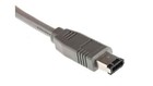 Grey 1.8 Meter IEEE1394 Standard Fire Wire Cable (6-Pin Male - 6-Pin Male)