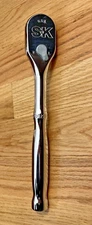 SK Hand Tools 80220G 1/2" Drive LP90 Low Profile Reversible 90 Tooth Ratchet USA