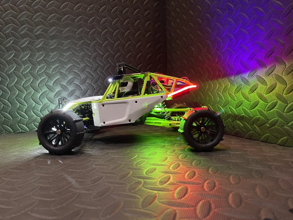 Wltoys 12428 RTR 4WD Crawler like Axial arrma RedCat, Losi w/MOD Rear,add Light - Image 3 of 4