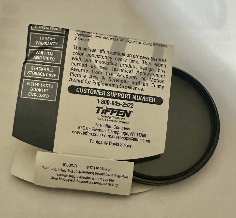 Tiffen Circular Polarizer 58mm Filter - Image 2 of 3
