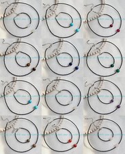 3mm Faceted Bright Black Spinel Natural Gemstone Round Pendant Necklace Bracelet