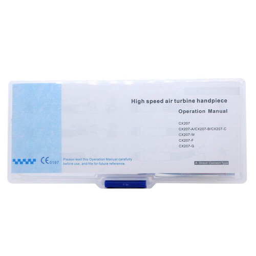 Dental yusen Luxury Blue Color Standard Push Button 4 Hole High Speed Handpiece - Picture 9 of 11