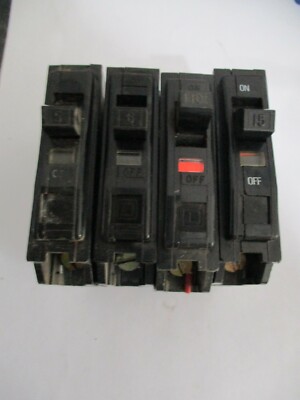 Square D Qo X Qox 5 6 10 15 16 32 40 50 63 Amp Type 4 M3 Single Pole Mcb S Ebay