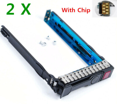 2.5 Inch SFF Tray HP Gen8 G8 G9 SAS Hard Drive Caddy Tray - For DL380p Server With LED Chip, 2.5" SFF HP Server Hard Drive Caddy