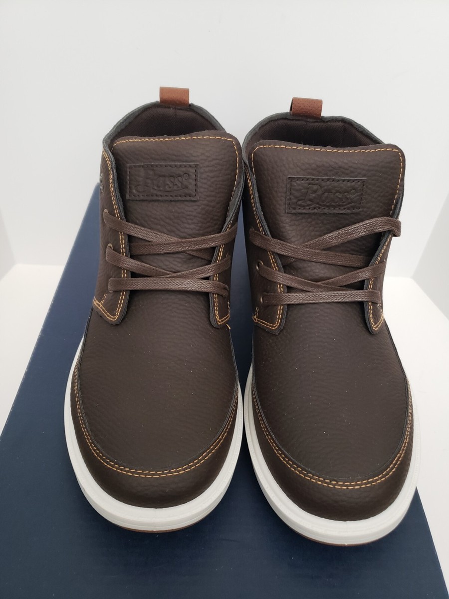G.H. Bass & Co. Brown Leather Lace-Up Casual Ankle Boots NWOT GH Bass Leather Chukka Ankle Boots Women 9.5 M, Brown Lace  main image 2