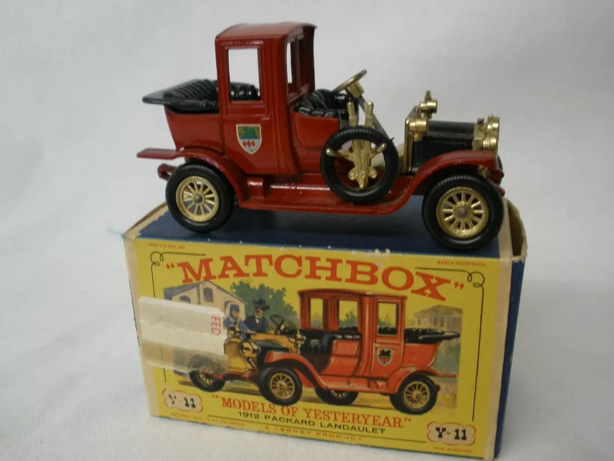 Matchbox Models Of Yesteryear Y 11 1912 Packard Landaulet w box eBay