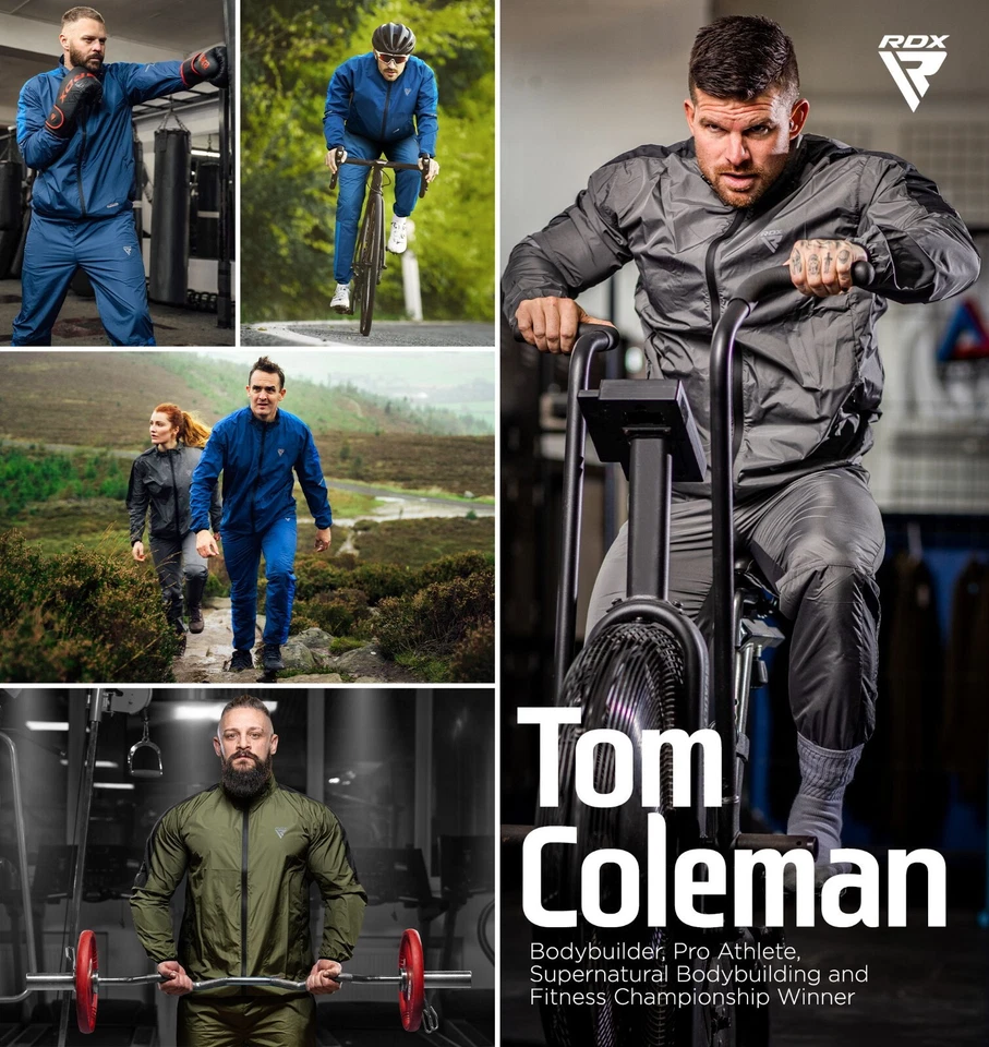 RDX Sauna Suit, Full Body Heat Sweat Suit, Heavy Duty Suit Weight Loss Workout - Image 4 of 4