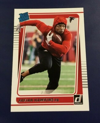 2021 Donruss # 294 JAVIAN HAWKINS RATED ROOKIE Atlanta Falcons Sharp Look ! 