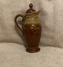 Certified International Karidesign Venetian Brown Lidded Pitcher - New