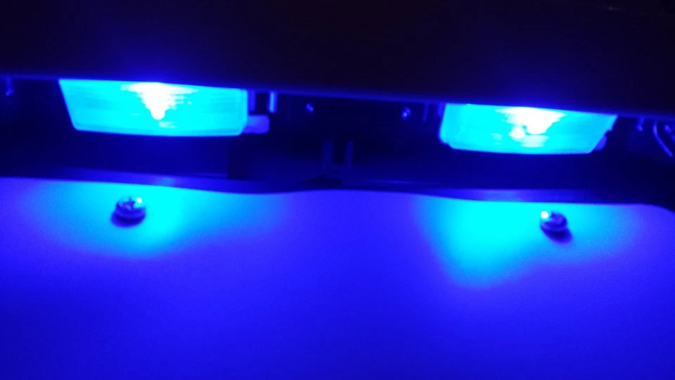 Luces de matrícula LED azules para Hyundai Veloster 2012-2019 Foto 2 de 2