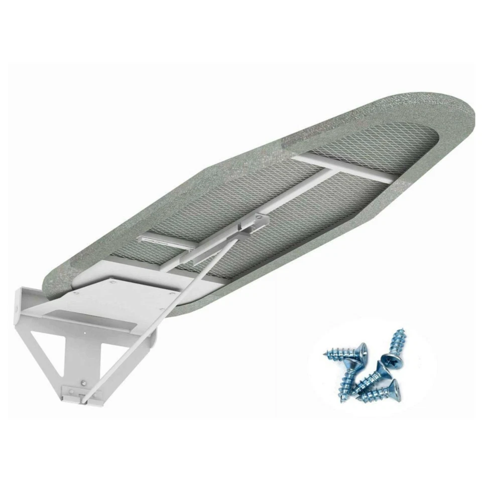 Bügelbrett Wandmontage Wandbügelbrett Klappbar 90 Grad Nach Unten Klappen - Bild 4 von 4