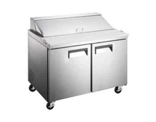 Falcon Food Service AST-48 48" Sandwich Prep Table w/ (12) Pan Capacity