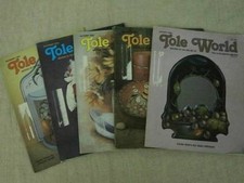 Tole World Magazine Tole Decorative Painting Instructions Patterns 5 Issues 1984