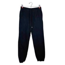 Big Kids Black Drawstring Pull-On Joggers Sweatpants Bottom Size L 12/14 