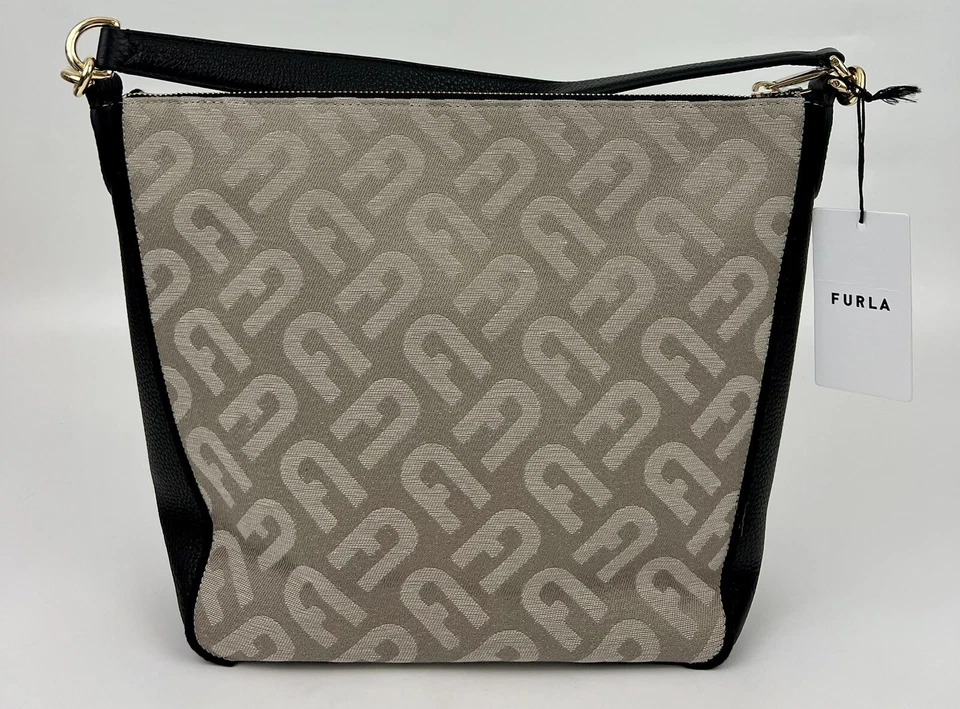 NUEVO FURLA ATENA HOBO Bolso de Hombro Cubo Talla S Toni Marmo WB00546 Para Mujer’s Foto 3 de 4