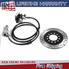For ATV Go Cart Kart Rear Hydraulic Brake Caliper Assembly Disc Rotor Kit New
