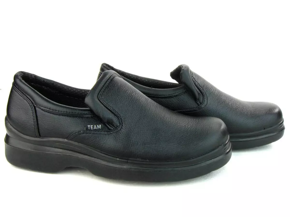 Men's Restaurant Oil Resistant Kitchen Work Shoes Loafer Slip-On Skid  Non-Slip