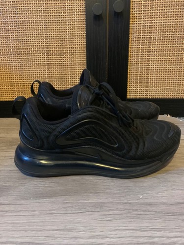 Original Niños Nike Air Max 720 (GS) Negro Entrenadores AQ3196-006 - Imagen 1 de 5