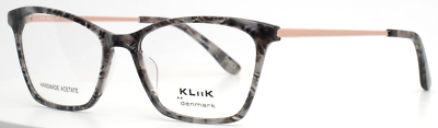 KLiiK 695 S403 Grey Rose Gold Womens Cat Eye Petite Eyeglasses 48