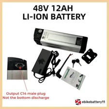 48V12Ah 1000W EBIKE Battery Lithium Ion 30A BMS Electric Bicycle li-ion Vehicle