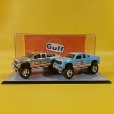 lot of 2pcs Hot Wheels CHEVY SILVERADO OFF ROAD GULF WANGSTAR CUSTOM Limited