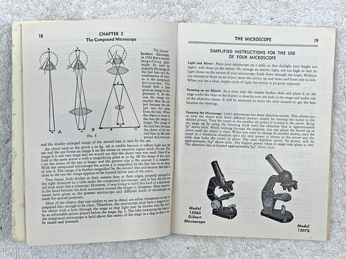 1958 Gilbert Fun With The Microscope Manual - Picture 2 of 6