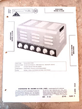NEWCOMB E-254 Amplifier - Schematic  Data  - NEW SAMS PHOTOFACT 457-14