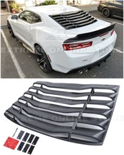 For 16-Up Chevrolet Camaro Coupe ABS Plastic Rear Window Louver Sun Shade Cover