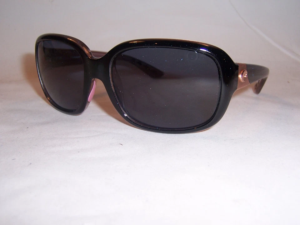 NUEVAS GAFAS DE SOL COSTA DEL MAR ALCATRAZ NEGRAS/GRISES 58MM 580P POLARIZADAS $193 Foto 3 de 4