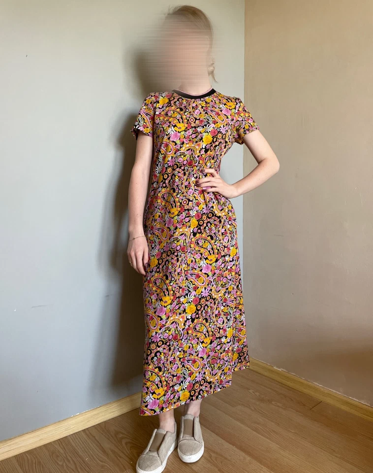 Robe t-shirt femme en coton à motif floral La Double J. - taille L - Photo 2/4