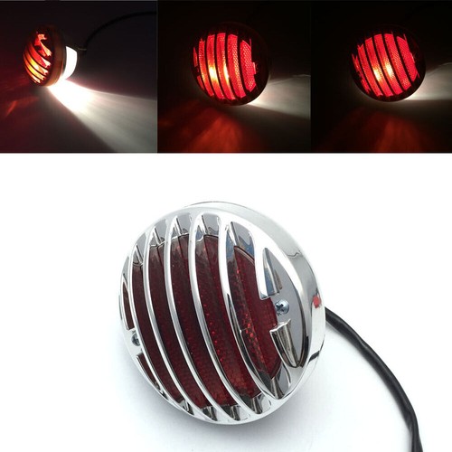Universal 12V Stop Tail Brake License Plate Light for Harley Chopper Bobber CT