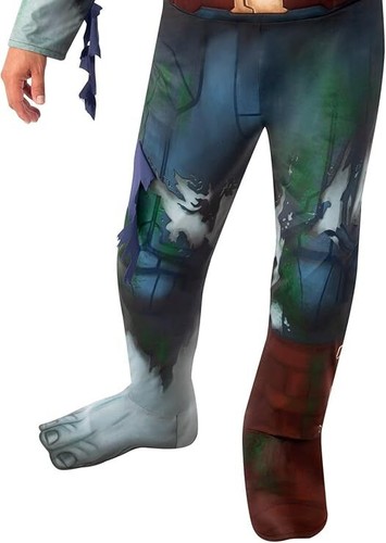 Marvel What If...? Zombie Captain America Deluxe Adult Costume - Rubie's 702730 - Picture 4 of 8