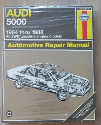 HAYNES 15026 AUDI 5000 1984 THRU 1988 MANUEL D'ENTRETIEN ET REPARATION AUTO NEUF - Photo 1/2