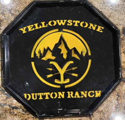Yellowstone Dutton Ranch Montana Unique Hanging Decor Metal Man