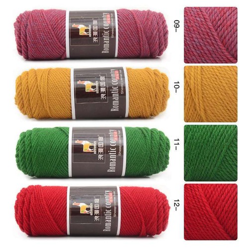 Coarse Yarn Woolen Yarn Alpaca Fleece/Fiber Scarf Hat Needle Sub-Thread Coat - Picture 24 of 61